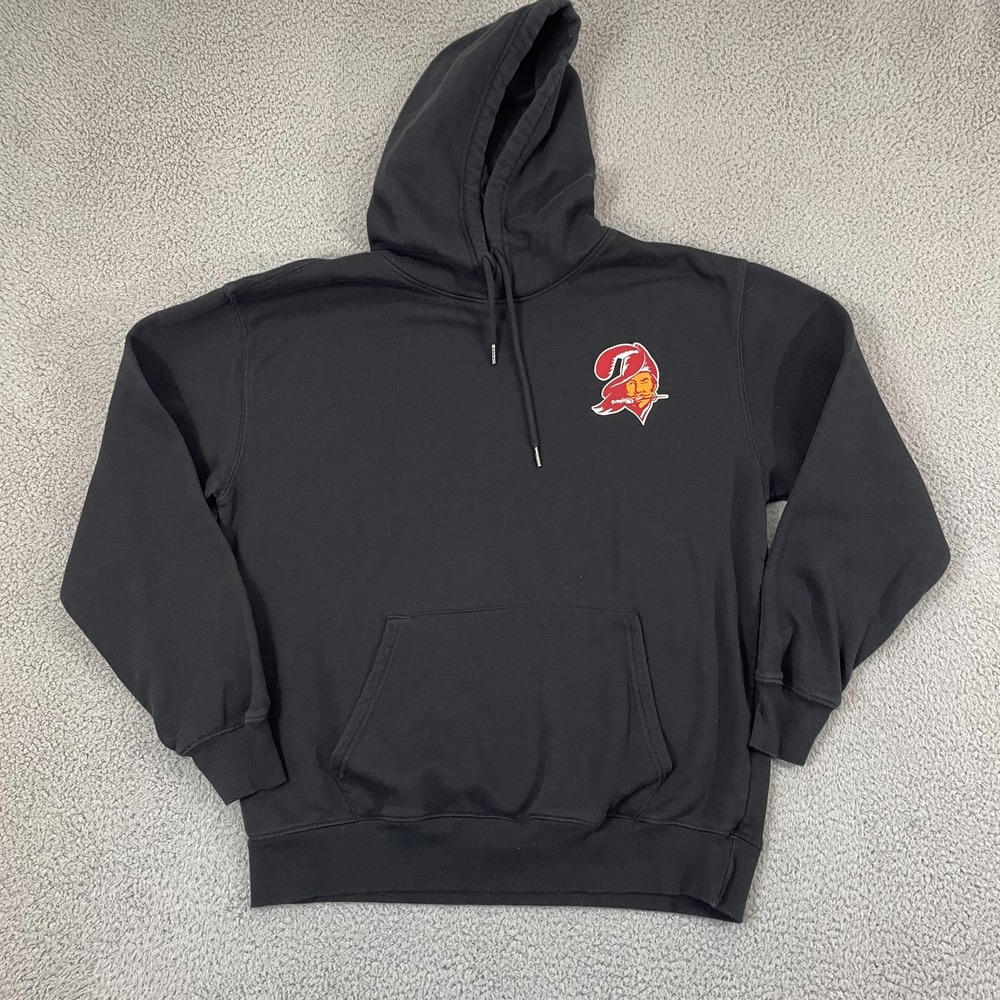 Tampa Bay Buccaneers Hoodie Men XL Black NFL Sportswear Football Pullover